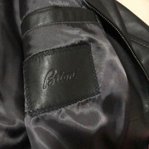 Brioni leather jacket